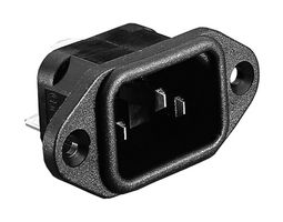 BULGIN LIMITED PX0580/TERM. IEC POWER CONN, C14 INLET, 10A/250V