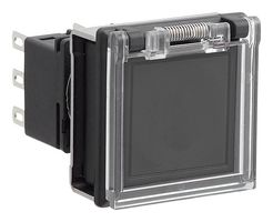 IDEC LBW7GB-M1T5B PB SWITCH, SPDT, 250VAC, 5A, QC/SOLDER