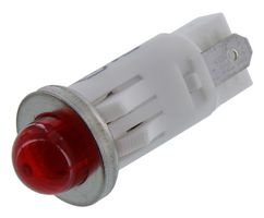 VCC / VISUAL COMMUNICATIONS COMPANY 1091QM1-24V PANEL MOUNT INDICATOR, LED, 12.7MM, RED,