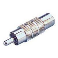 PRO SIGNAL 27-9656 F-Female to RCA-Male Adapter - 10 Pack