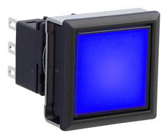 IDEC LBW7L-M1T14S PB SWITCH, SPDT, 0.1A, 125VAC, BLU