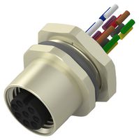TE CONNECTIVITY T4171320008-001. SENSOR CORD, 8P M12 RCPT-FREE END, 7.9"