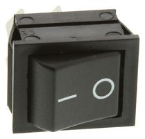 ARCOLECTRIC / BULGIN LIMITED C1350AABB-602AW SWITCH, ROCKER, DPST, 20A, 250VAC, BLACK