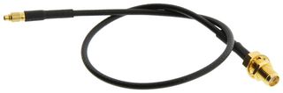 AMPHENOL RF 245107-02-12.00 SMA BULKHEAD JACK TO MMCX STRAIGHT PLUG