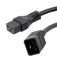 L-COM C19LC20-20-10F PWR CORD, IEC C19-IEC C20, 10