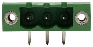 EATON ELECTRONICS EM221803H TERMINAL BLOCK, HEADER, 3POS, TH R/A