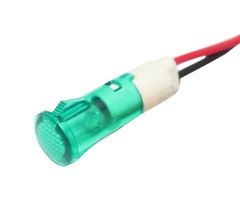MALLORY SONALERT FL1P-10QW-1-G3V LED GRN 10MM SNAP 3VAC/DC UL STK £