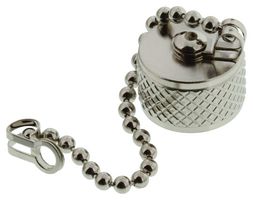 AMPHENOL RF 202102. RF COAXIAL, DUST CAP W/CHAIN, N MALE