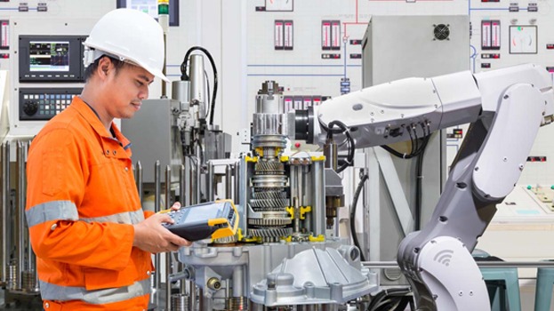 Figure 2: Cobot working with human(Image source)