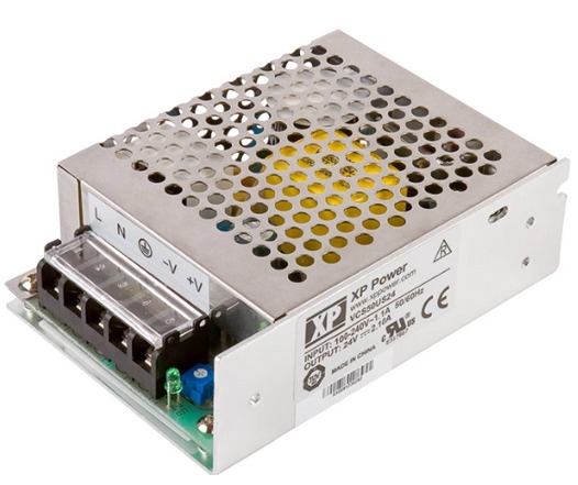 Figure 5: VCS100US24, AC/DC Enclosed Power Supply (PSU), ITE, 1 Output, 100 W, 24 VDC, 4.17 A